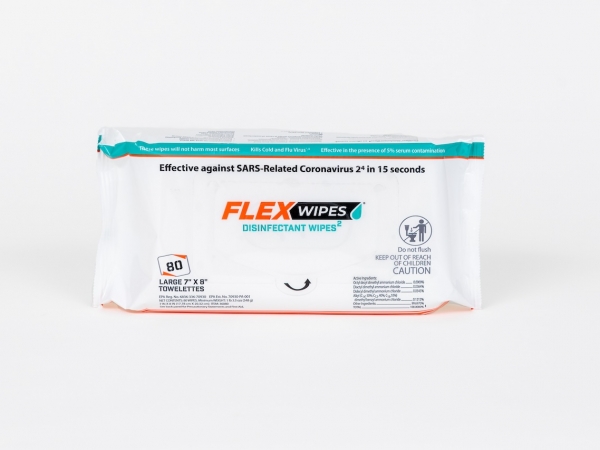FLEXWIPES 80 Count Flat Pack - 12 pack