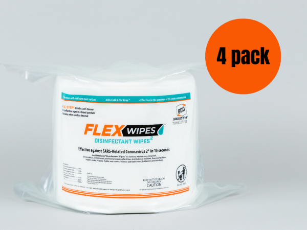 FLEXWIPES 800 Count Roll - 4 pack